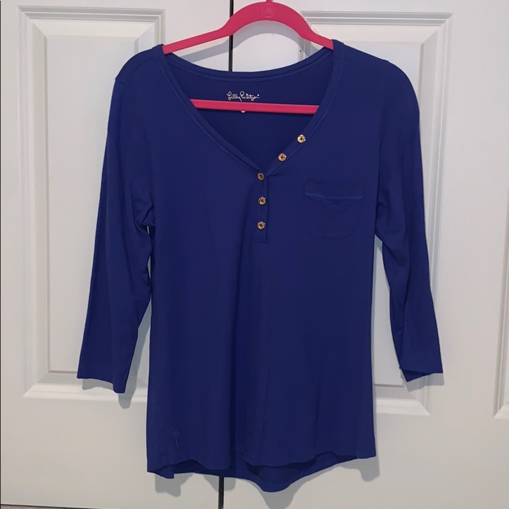 Lilly Pulitzer Royal Blue Shirt